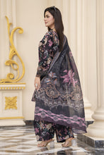 Cotton Canvas by Zaiwa – 3pc Black Cotton Dress with Farshi Shalwar CCZ6