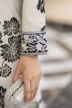 Cotton Canvas by Zaiwa – 2pc Off-White Cotton Embroidered Dress CCZ8