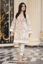 Cotton Canvas by Zaiwa – 2pc Ivory Cutwork Cotton Dress CCZ10