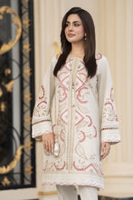 Cotton Canvas by Zaiwa – 2pc Ivory Cutwork Cotton Dress CCZ10