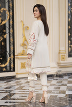 Cotton Canvas by Zaiwa – 2pc Ivory Cutwork Cotton Dress CCZ10