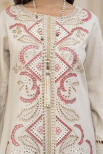 Cotton Canvas by Zaiwa – 2pc Ivory Cutwork Cotton Dress CCZ10