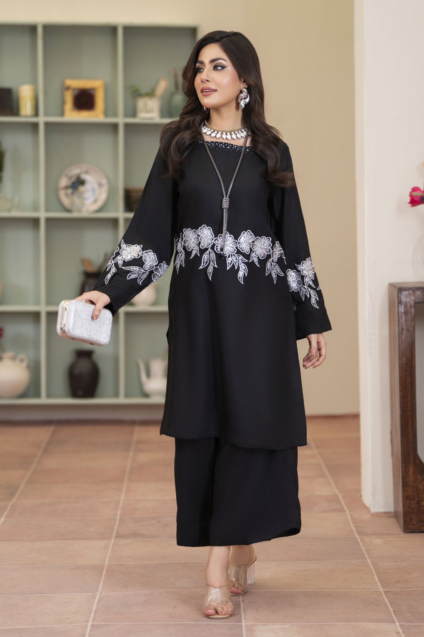 Bloomline Ready to Wear Embroidered Casual Dress by Zaiwa ZBRW5