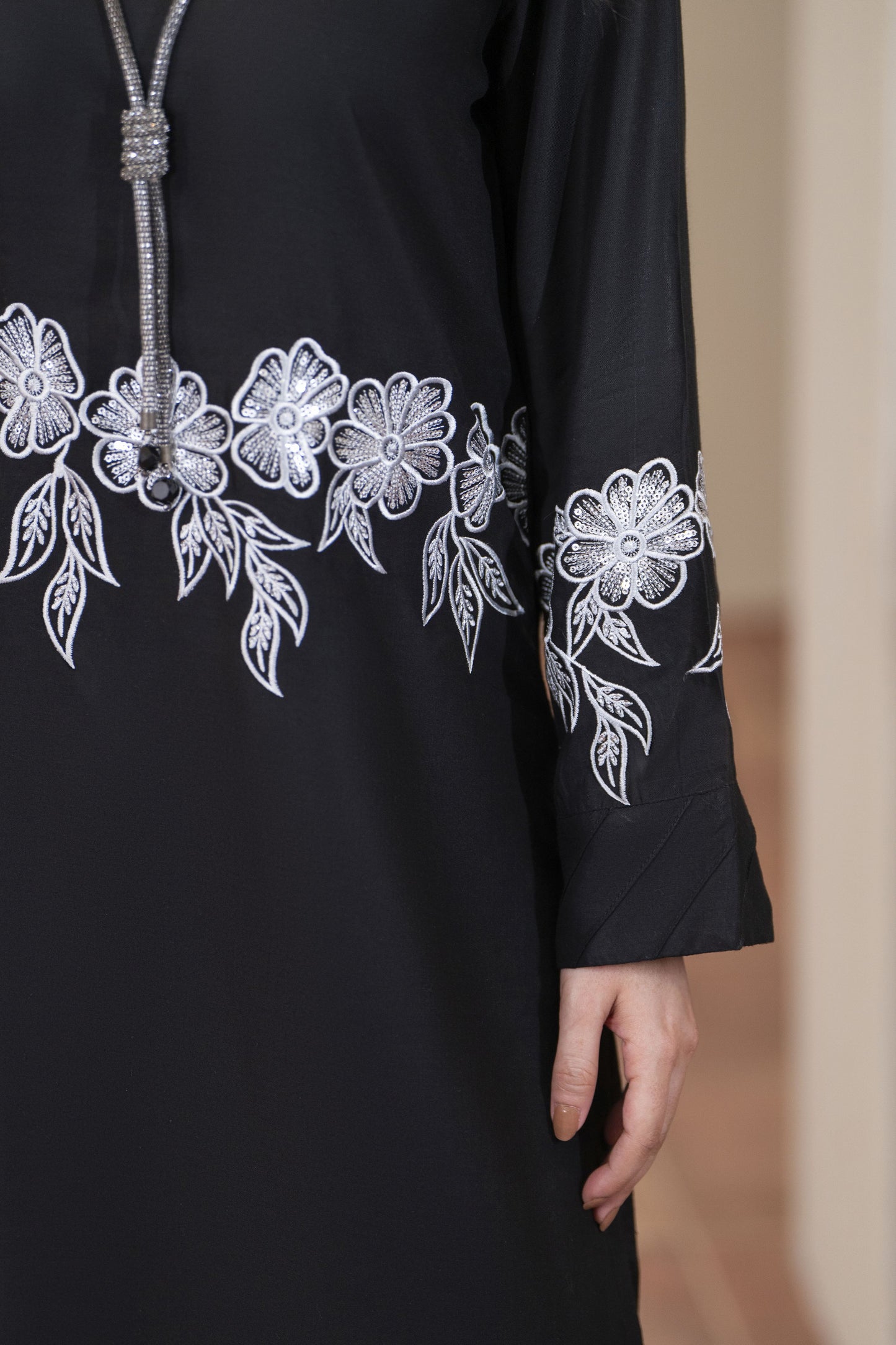 Bloomline Ready to Wear Embroidered Casual Dress by Zaiwa ZBRW5