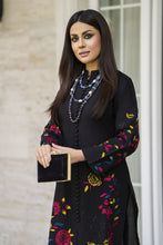 Black Floral Embroidered Cotton 2pc Womenswear Suit | Baarish by Miski BYM1
