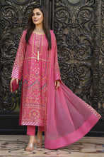 Fuchsia Pink Embroidered Chiffon Eid Dress – Chand Sa Libaas by Aleezay | CSLA3