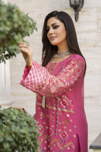 Fuchsia Pink Embroidered Chiffon Eid Dress – Chand Sa Libaas by Aleezay | CSLA3