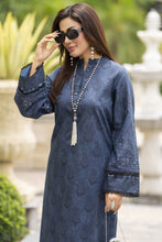 Dawn Petals by Sahar Greyish Blue Co-ord Set with Lace Culottes DPS7