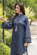 Dawn Petals by Sahar Greyish Blue Co-ord Set with Lace Culottes DPS7