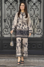 Dawn Petals by Sahar Printed Co-ord Set with Lace Culottes DPS6