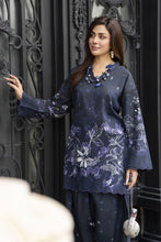 Dawn Petals by Sahar Black 2pc Dress with Cutwork Shalwar DPS4