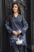 Dawn Petals by Sahar Black 2pc Dress with Cutwork Shalwar DPS4