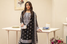 Black & White 3PC Farshi Shalwar Dress by Bahaar e Gul Warun BGW07