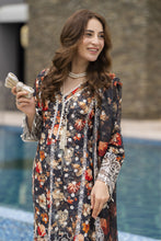 Modern Muse by Arwah – 3pc Printed & Embroidered Grip Suit MMB4