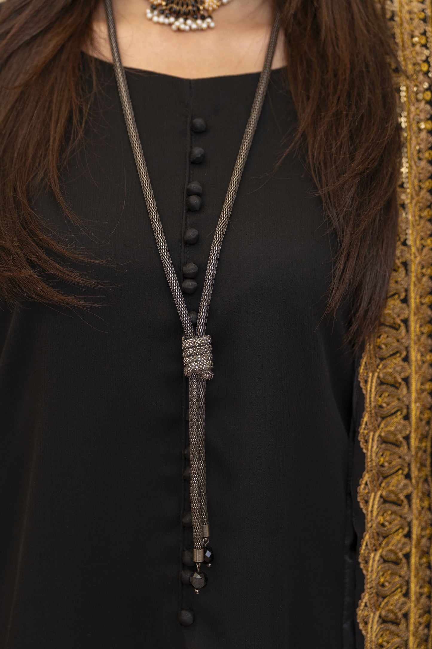 Black 3PC Dress by Bahaar e Gul Warun BGW02