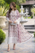 Modern Muse by Arwah – 3pc Printed & Embroidered Grip Suit MMB7