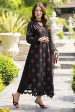 Modern Muse by Arwah – 3pc Printed & Chikankari Embroidered Grip Suit MMB6