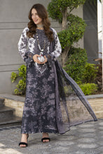 Modern Muse by Arwah – 3pc Printed & Embroidered Grip Suit MMB8