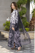 Modern Muse by Arwah – 3pc Printed & Embroidered Grip Suit MMB8