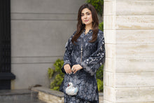 Dawn Petals by Sahar Black Printed Cambric Co-ord Set DPS1