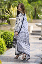 Modern Muse by Arwah – 3pc Printed & Embroidered Grip Suit MMB3