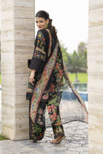 Sakeena Summer Ease – Black 3pc  Lawn Dress with Farshi Shalwar SSE3