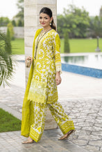 Sakeena Summer Ease – 3pc Yellow Lawn Dress with Farshi Shalwar SSE5