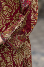 Sakeena Summer Ease – 3pc Maroon Lawn Dress with Chiffon Dupatta SSE2