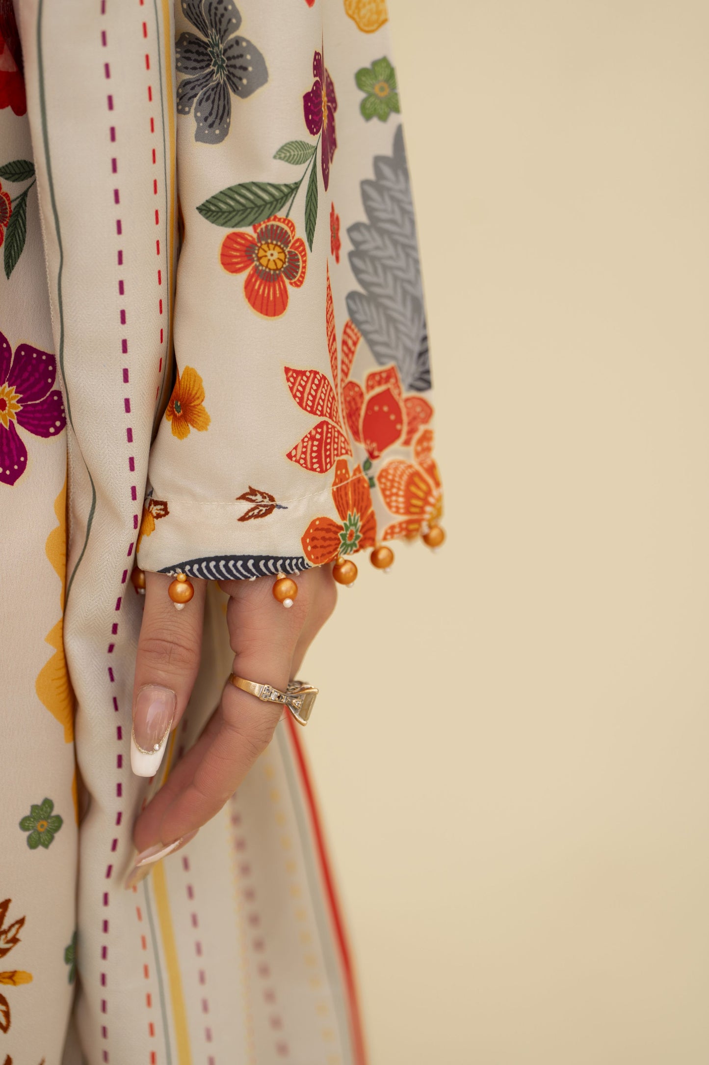 Zaiwa Winter Shawl – Printed Grip 3pc Dress ZWS1