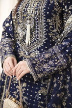 Sitara by Silver – 3pc Chiffon Handworked Dress with Brocade Sharara SBS6