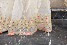 Sitara by Silver – 3pc Organza Handworked Shirt with Gharara SBS5