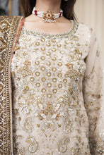 Sitara by Silver – 3pc Organza Handworked Dress with Net Sharara SBS7