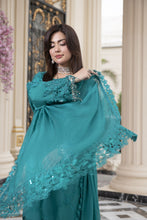 Sitara by Silver – 3pc Chiffon Cutwork & Handworked Formal Dress SBS4