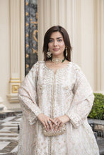 Sitara by Silver – 3pc Organza Embroidered & Handworked Dress SBS3