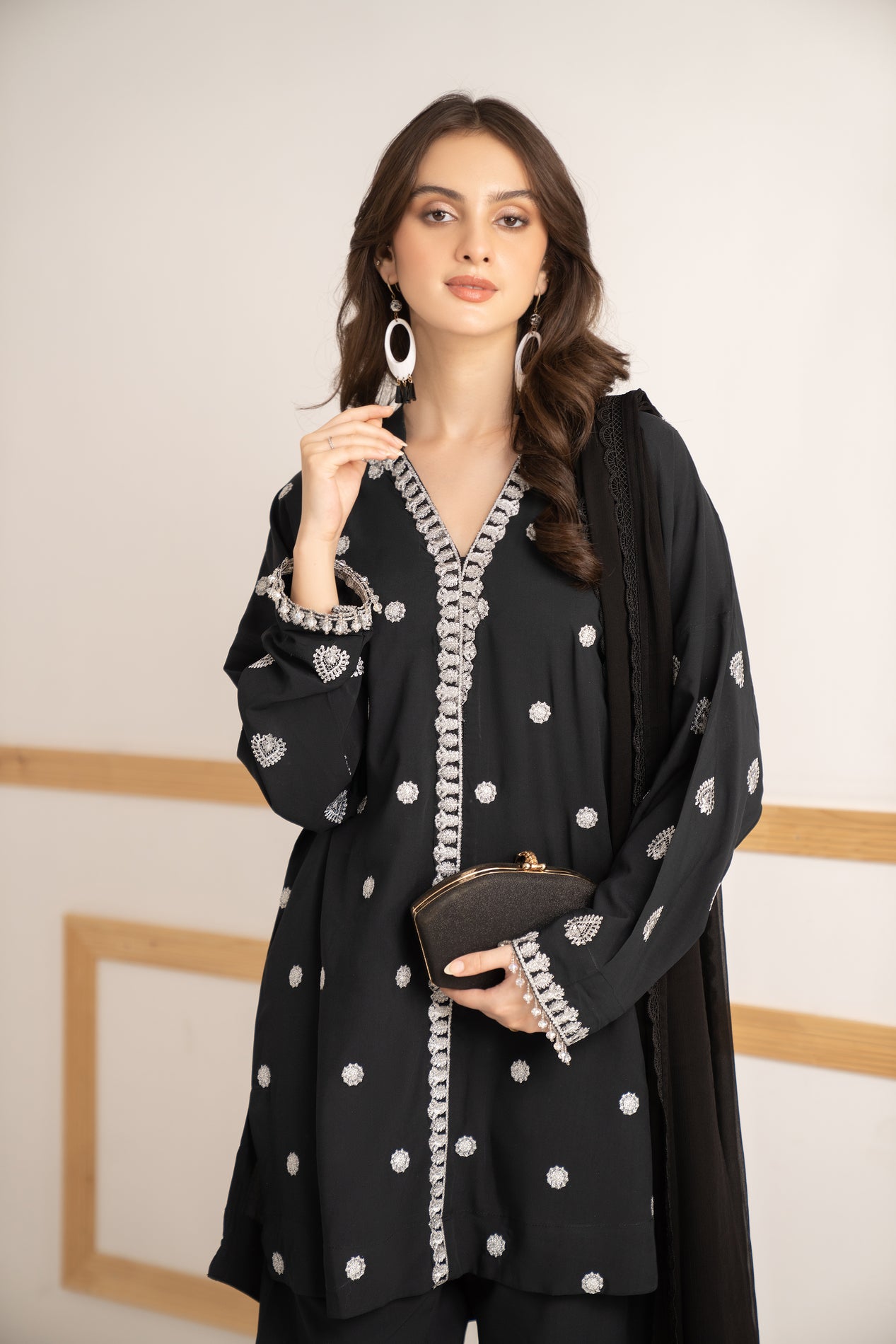 3pc Ready to Wear Over sized Linen Dress LY2