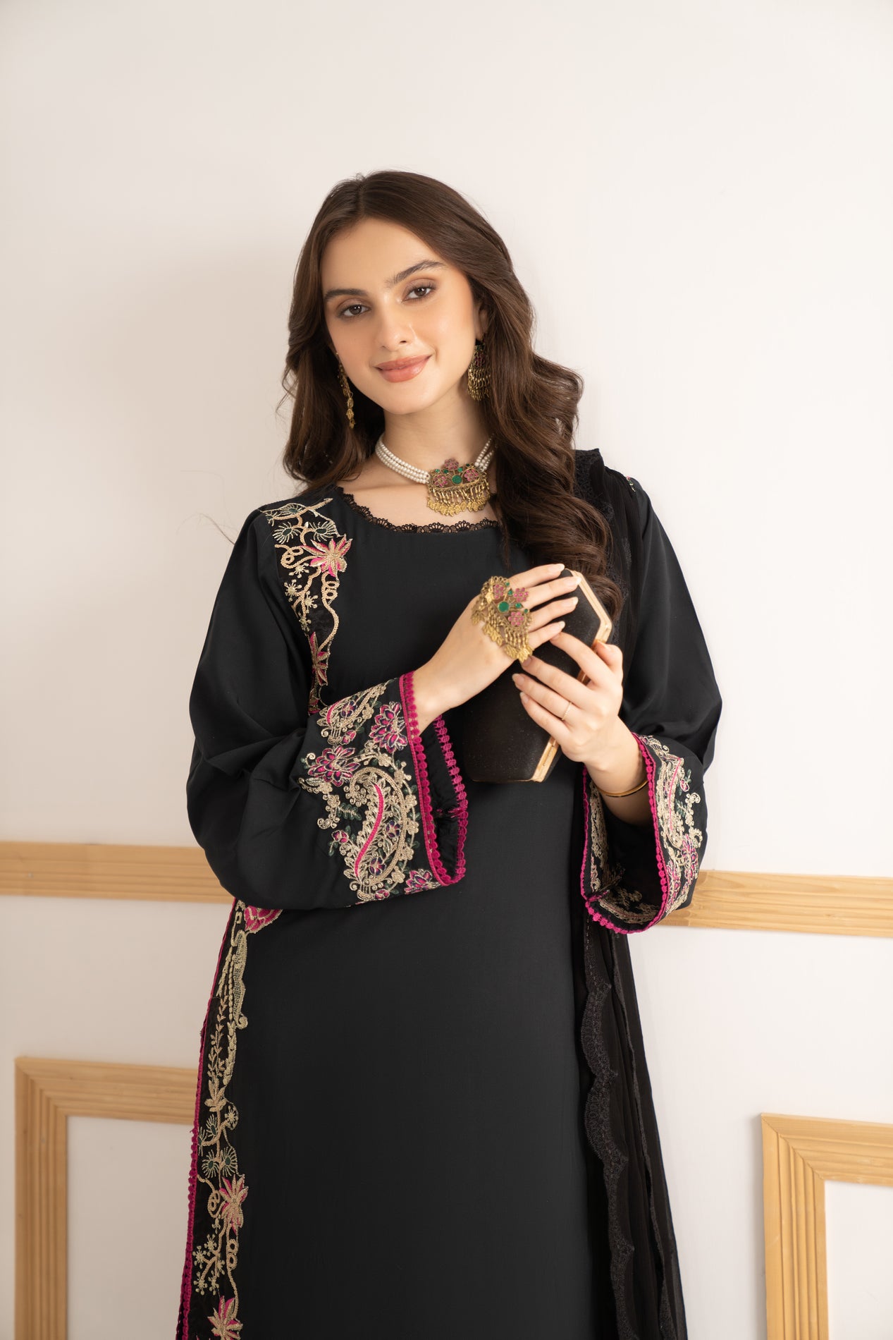 3pc Ready to Wear Linen Dress LY10
