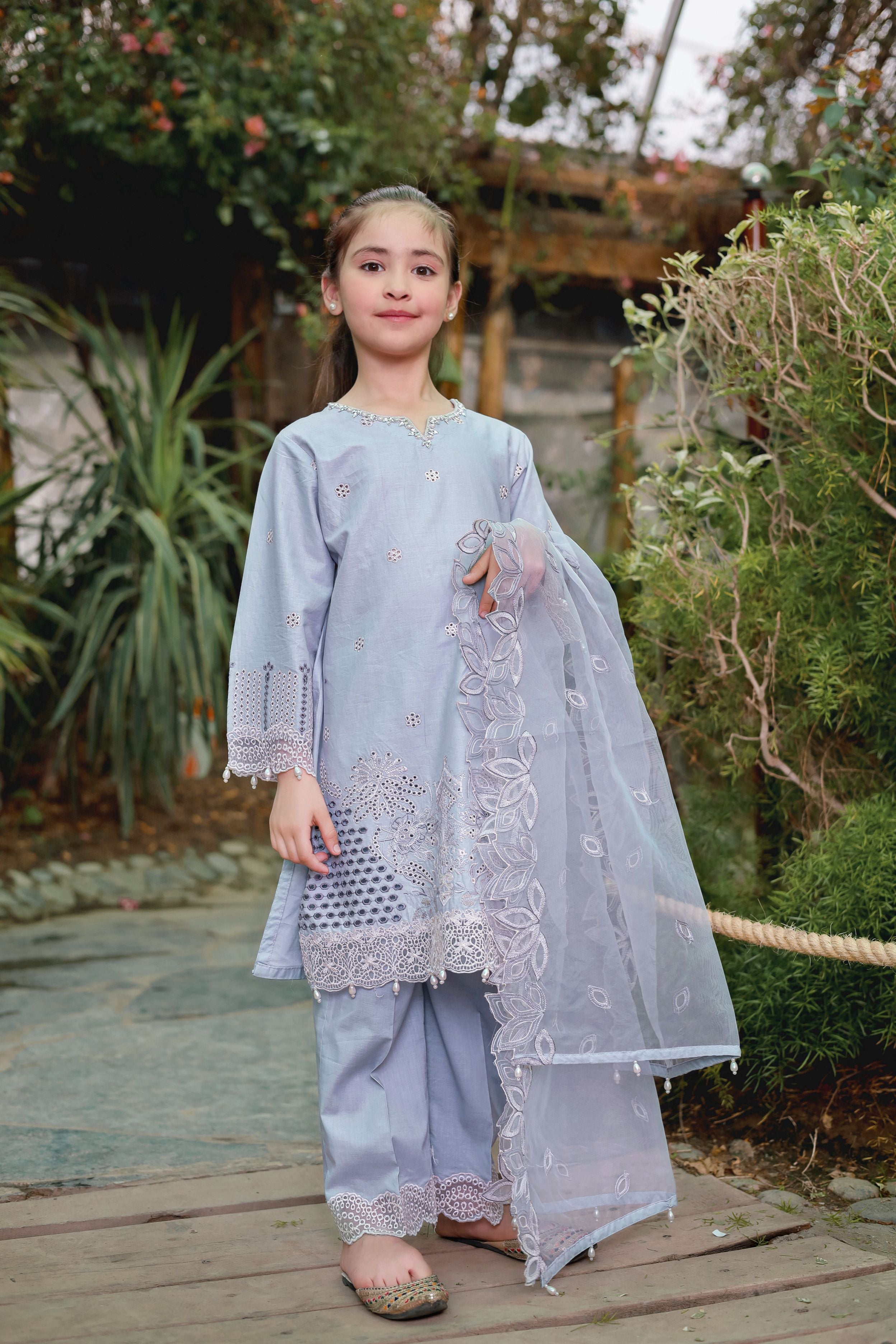 Chikankari Cotton Ready to Wear Summer Girls Collection GCC1