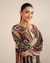 Everyday Luxe by Mona – Abstract Patchwork Silk Lawn 2pc Co-Ord Set | MES6