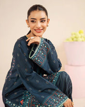 Everyday Luxe by Mona – Teal Printed Silk Lawn 2pc Co-Ord Set | MES7