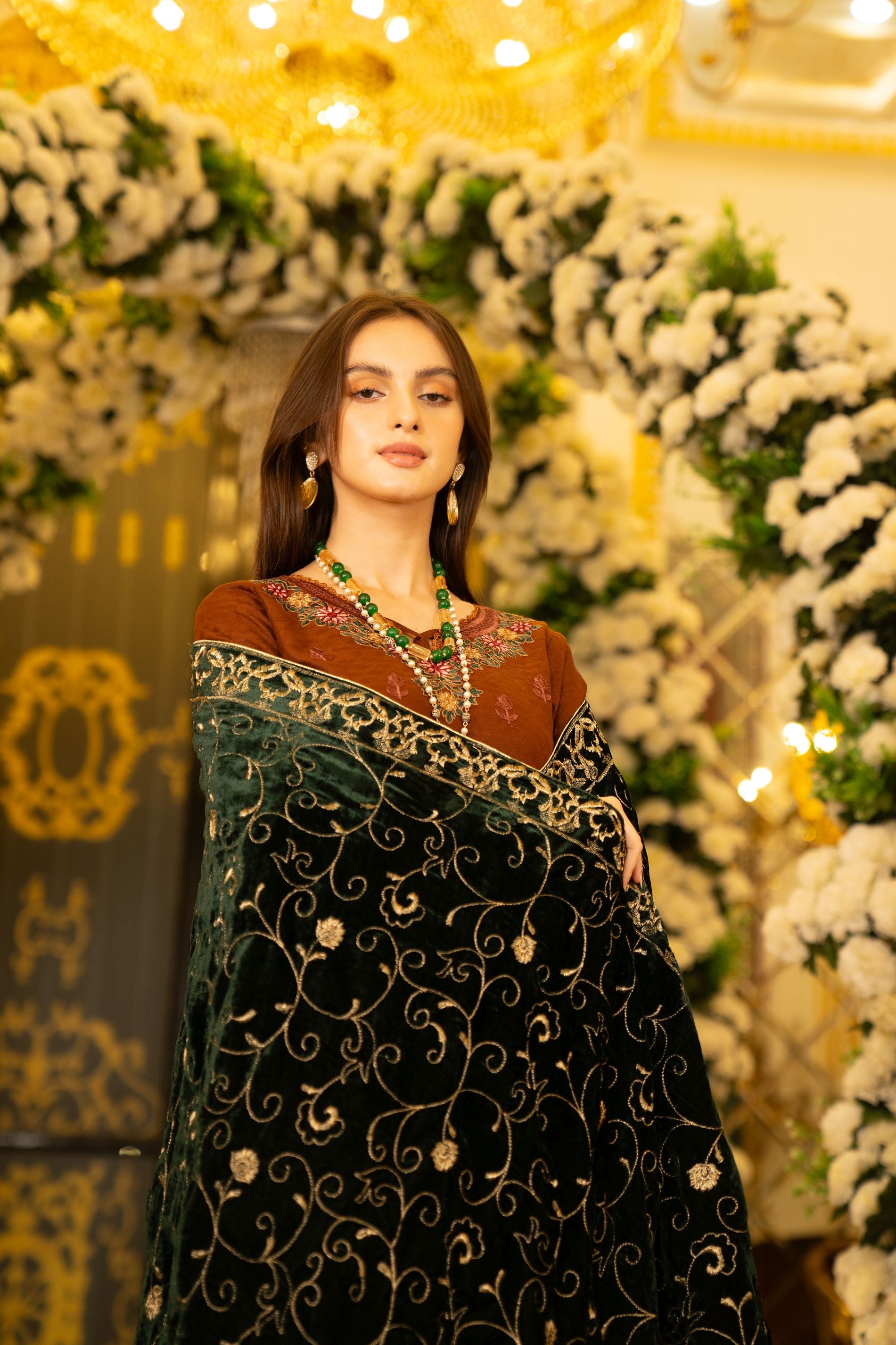 3pc Velvet Shawl Collectoin by Aabpara ABV1