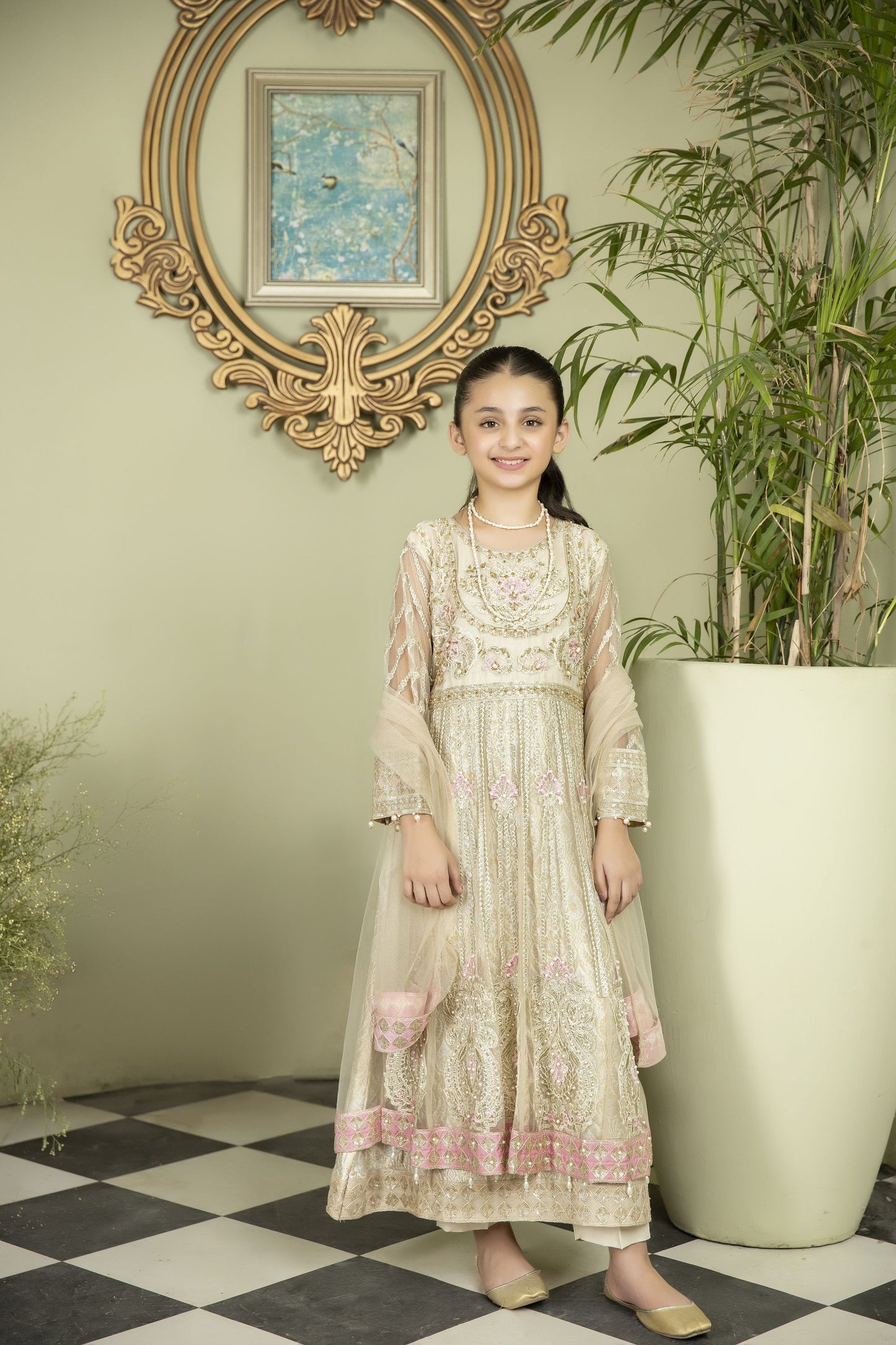3pc Girls Formal Dress by Mona KM6