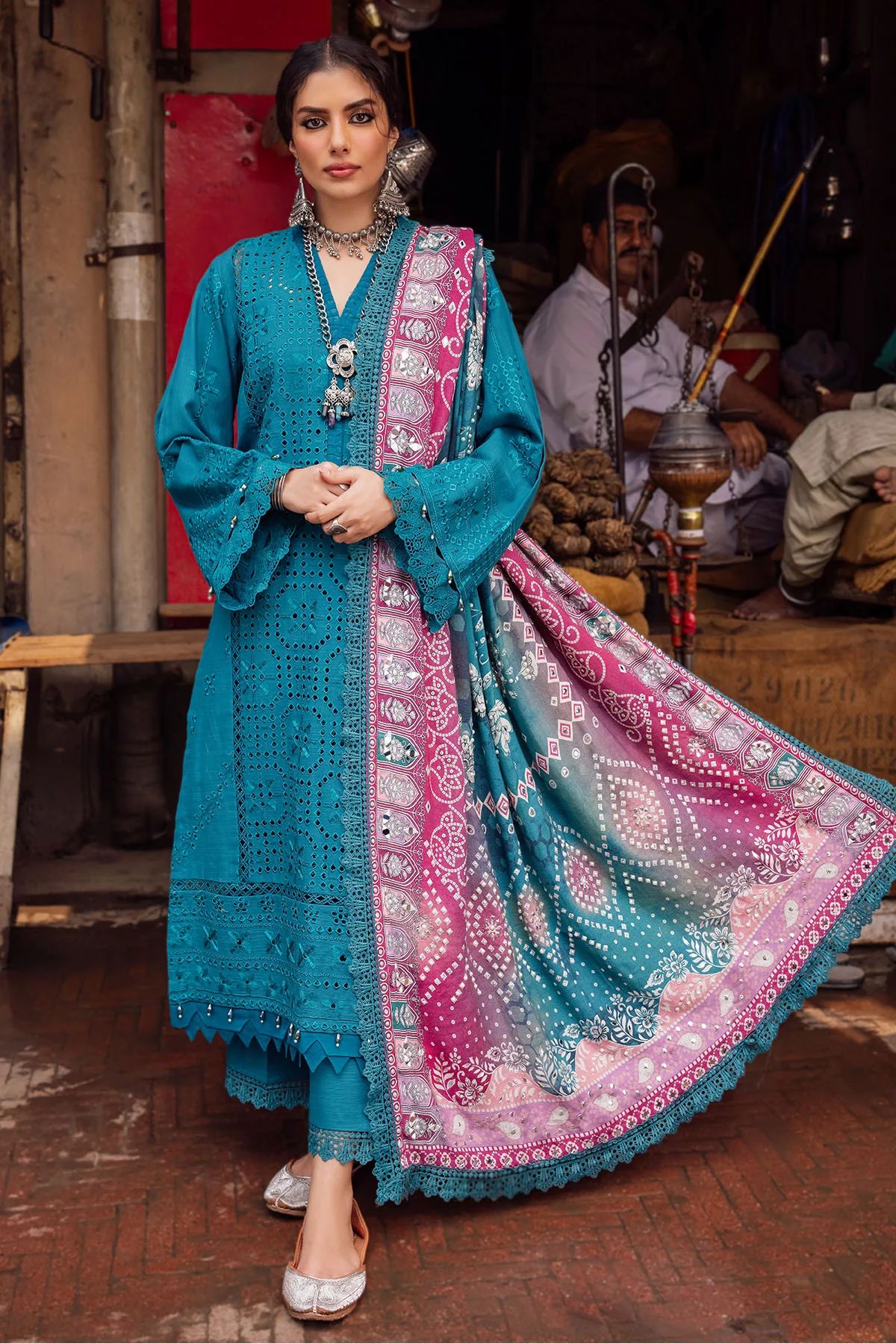 Nureh Winter Khaddar Bazaar Collection NE47