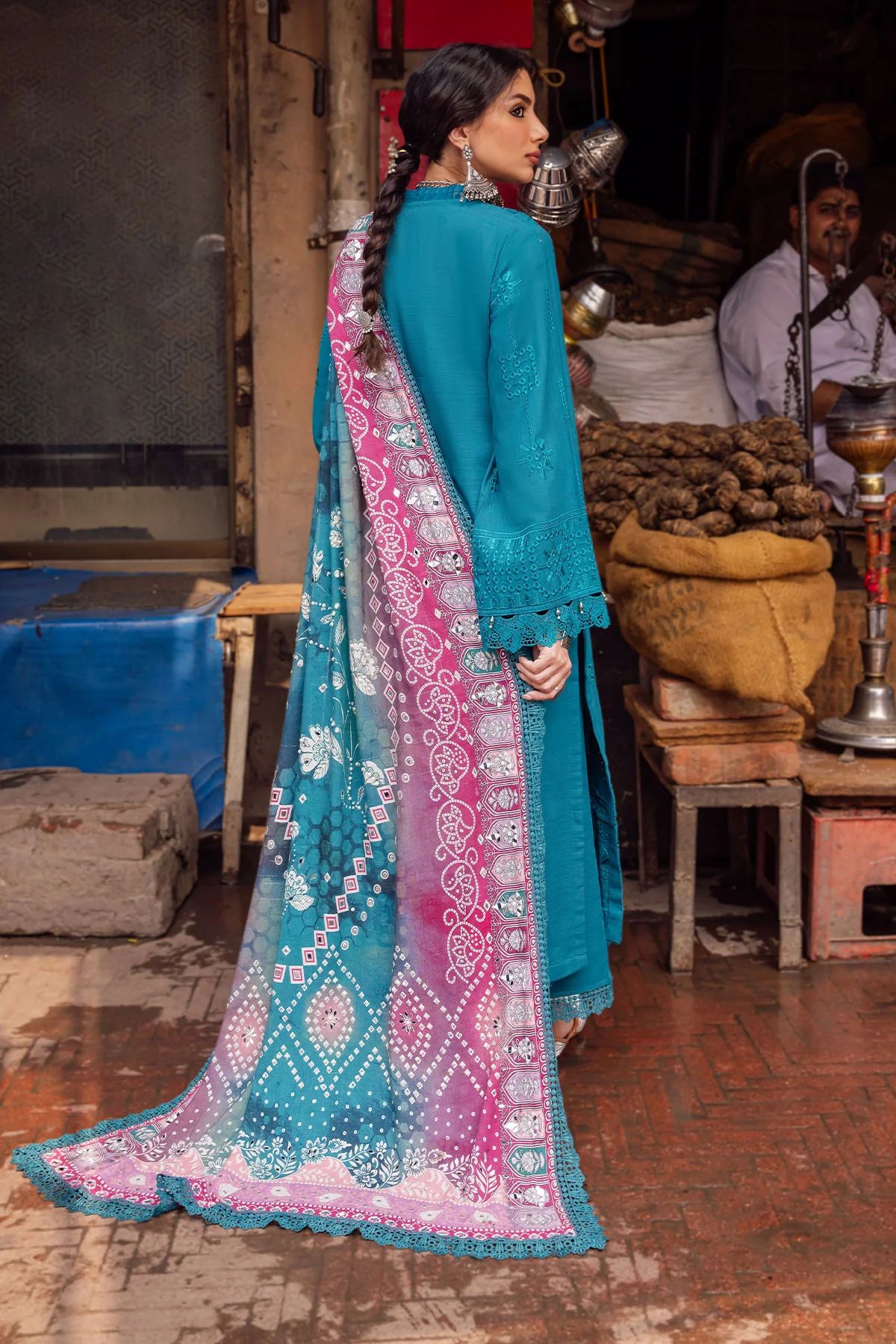 Nureh Winter Khaddar Bazaar Collection NE47