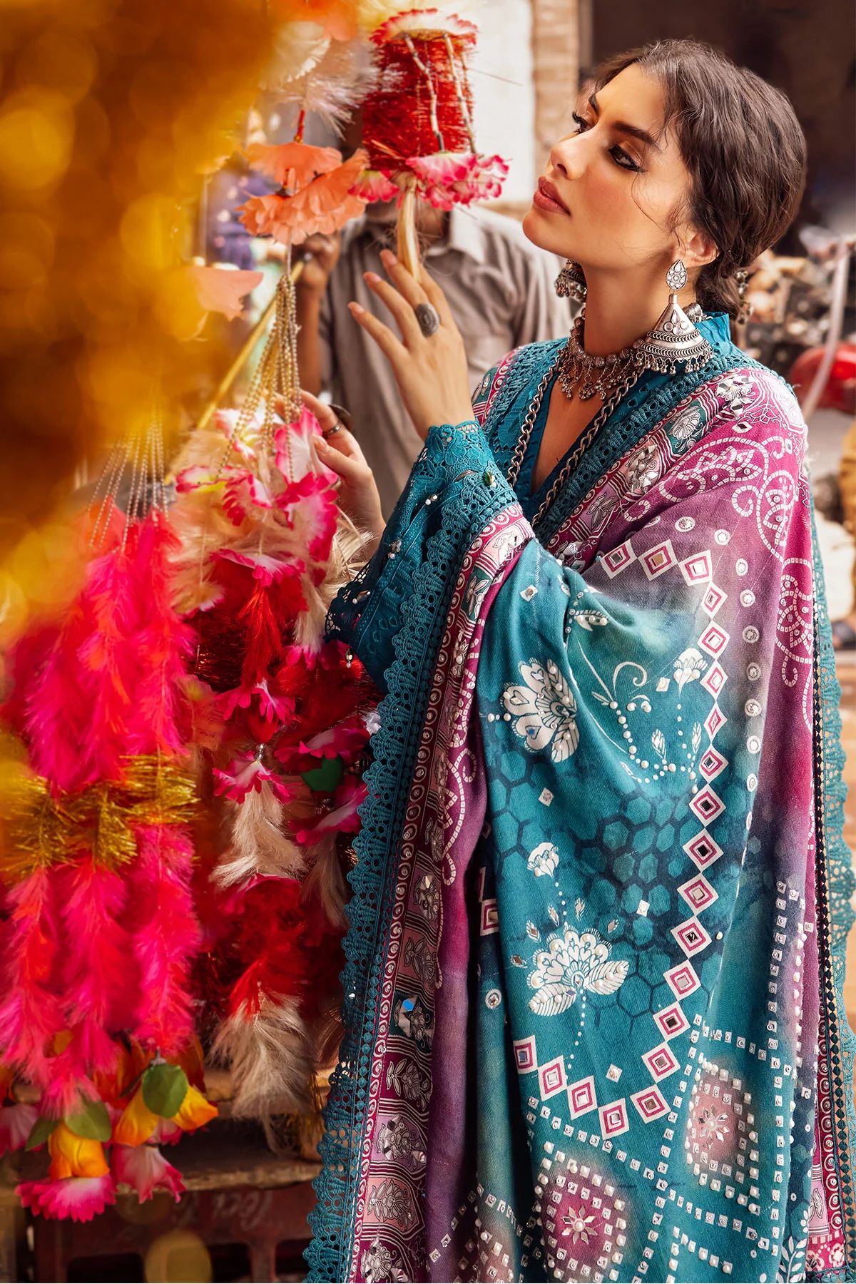Nureh Winter Khaddar Bazaar Collection NE47