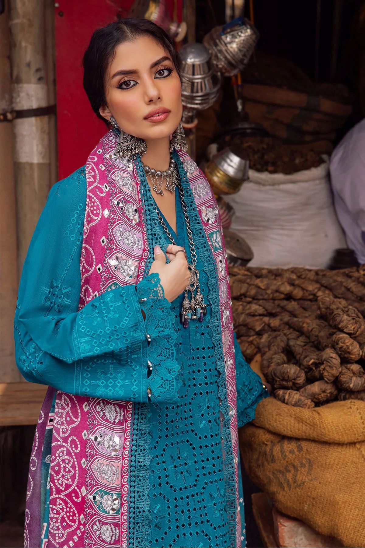 Nureh Winter Khaddar Bazaar Collection NE47