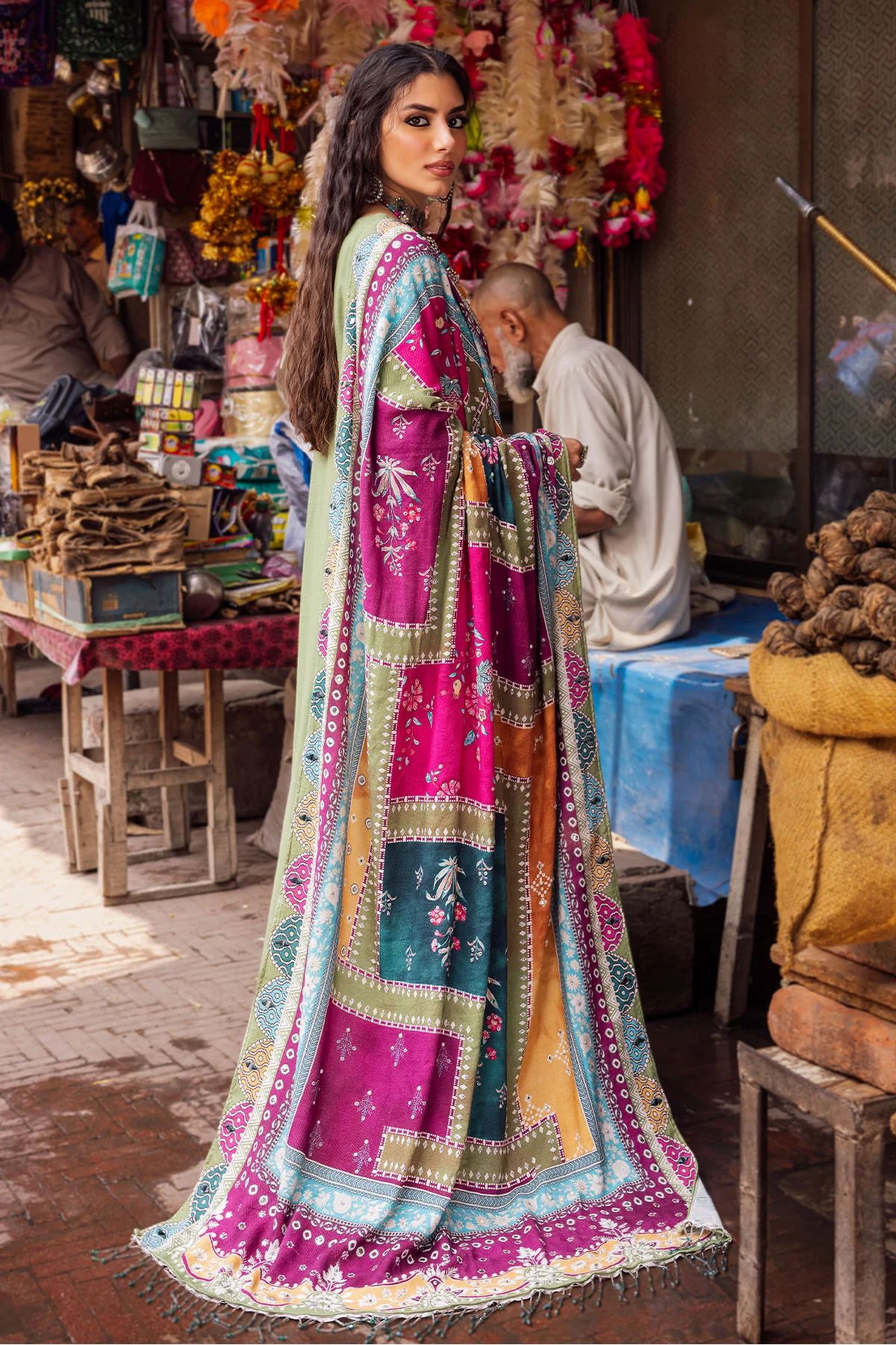 Nureh Winter Khaddar Bazaar Collection NE48