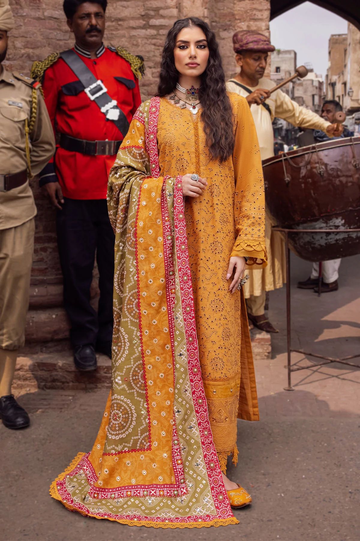 Nureh Winter Khaddar Bazaar Collection NE49