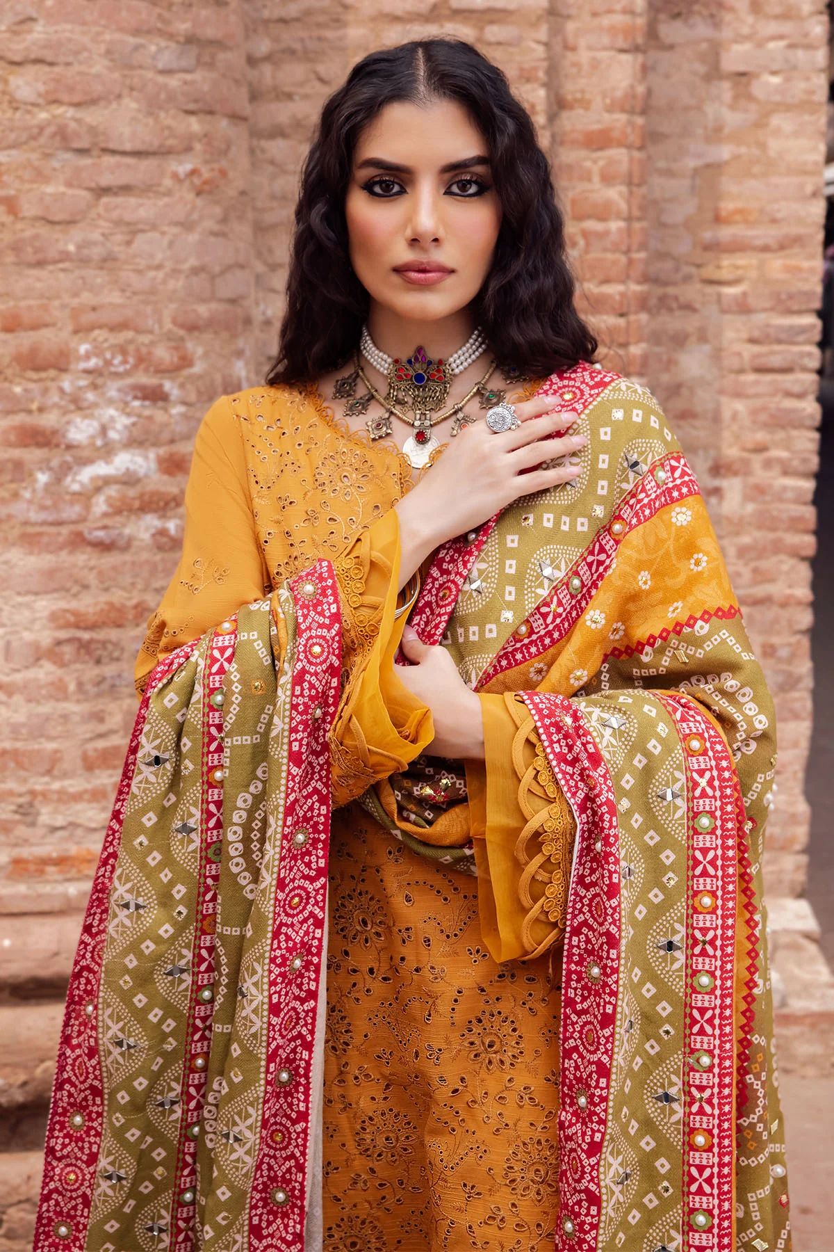 Nureh Winter Khaddar Bazaar Collection NE49