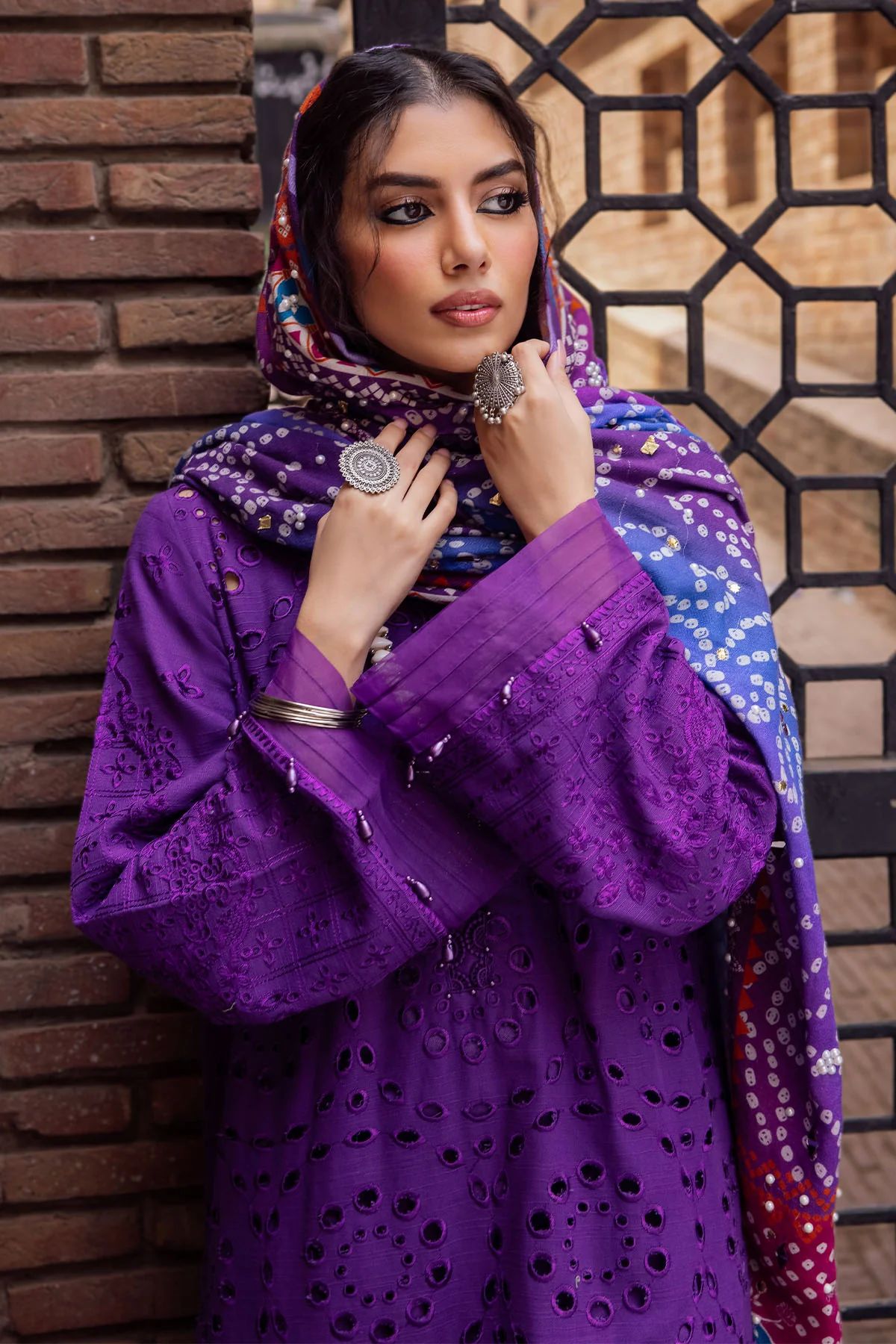 Nureh Winter Khaddar Bazaar Collection NE50