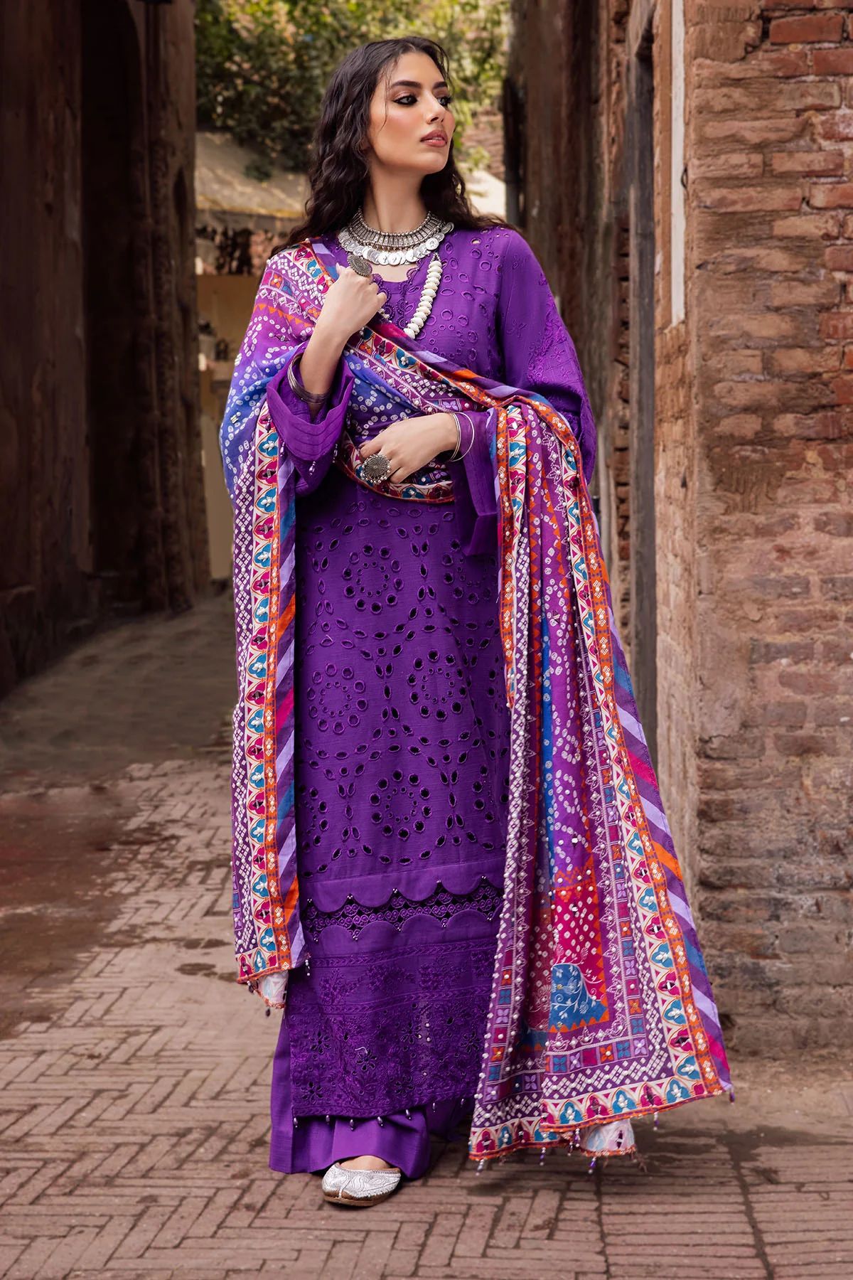 Nureh Winter Khaddar Bazaar Collection NE50